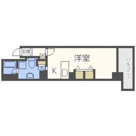 西長堀駅 徒歩1分 4階の物件間取画像